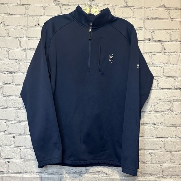 Browning Mens pullover half zip jacket S - Picture 1 of 6